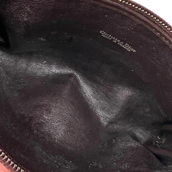 Dior Oblique Brown Canvas Bag Case - Picture 7 of 8